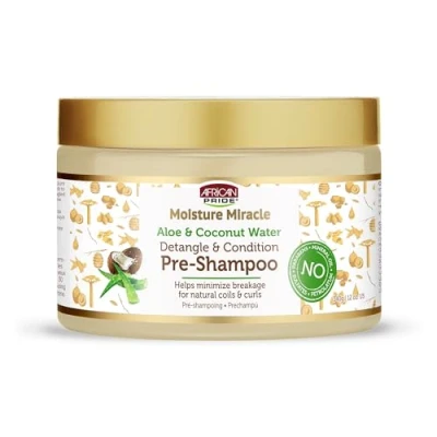 Abbildung von African Pride Moisture Miracle Aloe &amp; Coconut Water Pre Shampoo 340g