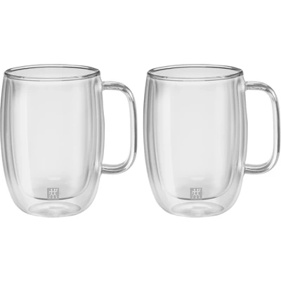 Abbildung von Zwilling® Sorrento Plus 2 TLG. Latte Macchiato Set mit Henkel, 450 ml