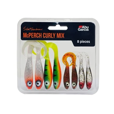 Abbildung von Abu Garcia Svartzonker McPerch Curly Mix (8 Stück) Gummifisch