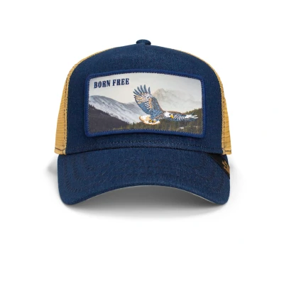 Abbildung von Goorin Bros Trucker BORN FREE Cap, Herren, Größe: One Size, Navy