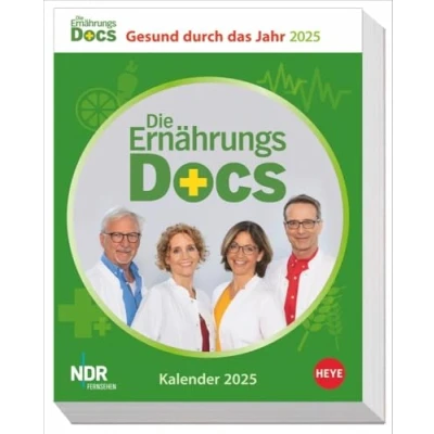 Abbildung von Die Ernährungs Docs Gesund durch das Jahr Tagesabreißkalender 2025: tägliche Dosis Wissen über gesunde Ernährung: Der kleine Aufstellkalender ... ihr Wohlbefinden (Tagesabreißkalender Heye)