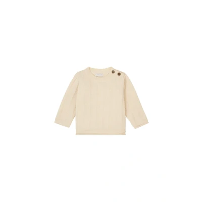 Abbildung von Noppies Gergal Strickpullover für Kinder, Größe: 50, Butter cream