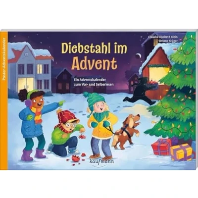 Abbildung von Diebstahl im Advent: Ein Adventskalender zum Vor und Selberlesen (Adventskalender mit Geschichten für Kinder: Buch Vorlesen Basteln)