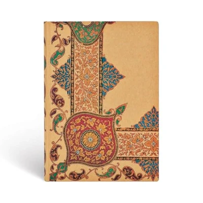 Abbildung von Paperblanks Blumenpracht Paisley auf Elfenbein Notizbuch Midi Flexi Liniert 176 Seiten, (180 x 130)
