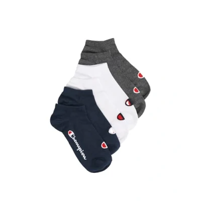 Abbildung von Champion Unisex 6ER PACK Socken, Größe: 35 38, Weiß grau blau