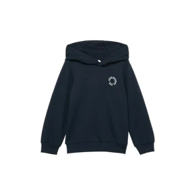 Abbildung von s.Oliver MIT UND Kleinem Detail Kapuzenpullover für Kinder, Größe: 104/110, Navy