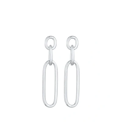 Abbildung von Elli Basic Blogger Ohrringe, Damen, Größe: One Size, Silber