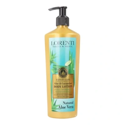 Abbildung von LORENTI TOKYO &amp; SEOUL Damen Aloe Vera Cucumber Body Lotion 400ml Körpercreme mit Tiefenpflege Körperlotion Feuchtigkeitslotion Körperpflege Frauen