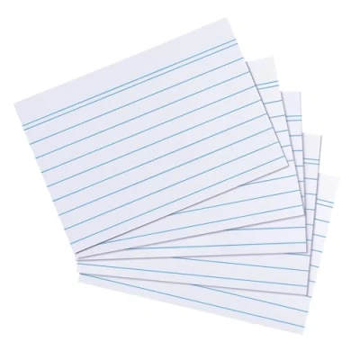 Abbildung von Herlitz Karteikarten, Papier, Weiß, A8