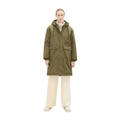 Abbildung von TOM Tailor Wintermantel, Damen, Größe: Medium, Jungle soil green