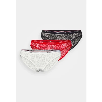 Abbildung von Tommy Hilfiger Premium Essentials 3 PACK Slip, Damen, Größe: Small, Desert sky/white/primary red