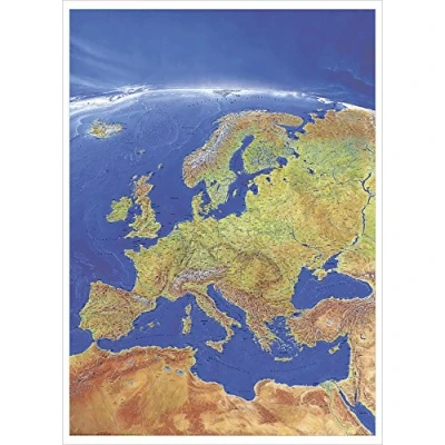 Abbildung von Europa Panorama: Wandkarte / Poster NEUE AUFLAGE