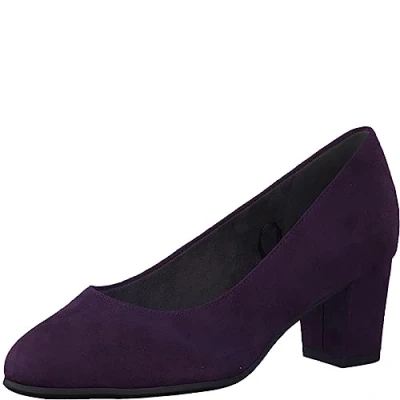 Abbildung von Jana Damen Pumps mit Blockabsatz Vegan, Violett (Purple), 40 EU