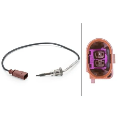 Abbildung von HELLA 6PT 014 494 151 Sensor, Abgastemperatur SKODA: Fabia 2