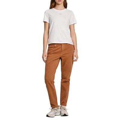 Abbildung von Pepe Jeans Tapered Fit, Damen, Größe: 28x30, Nut brown