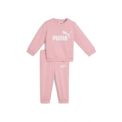 Abbildung von PUMA Unisex Baby MINICATS ESS Crew Set FL INF Gestrickte Anzüge, Pink Fruit,