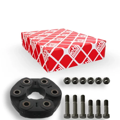 Abbildung von FEBI BILSTEIN 43488 Hardyscheibe 96 mit Schrauben Muttern BMW: 5 Touring, Saloon, X3
