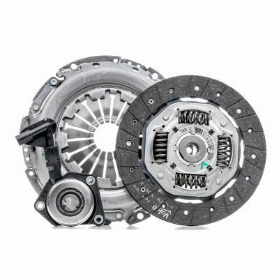 Abbildung von VALEO KIT3P (CSC) 834009 Kupplungssatz mit Kupplungsdruckplatte, Zentralausrücker Kupplungsscheibe 220 FORD: Focus Mk1 Estate