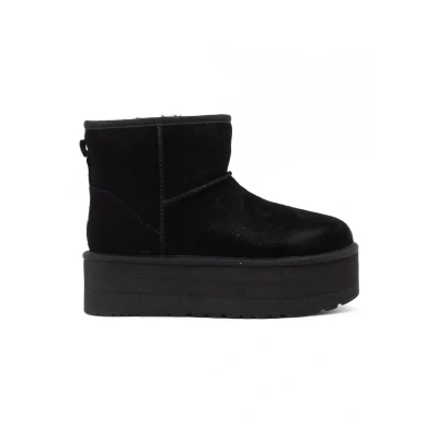 Abbildung von UGG Classic MINI Platform Plateaustiefelette, Damen, Größe: 40, Black Schuhe