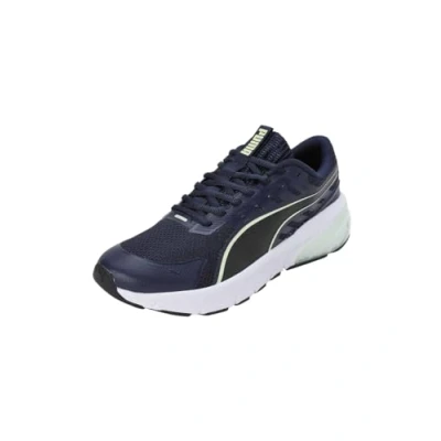 Abbildung von PUMA Unisex Cell Glare Road Running Shoe, Navy Cool Cucumber Black, 44.5 EU