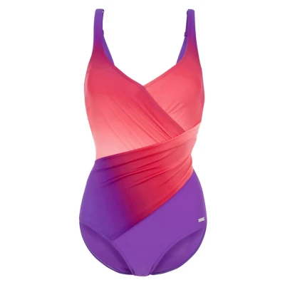 Abbildung von Lascana Badeanzug lilapink, Damen, Größe: 38xD, Lila pink