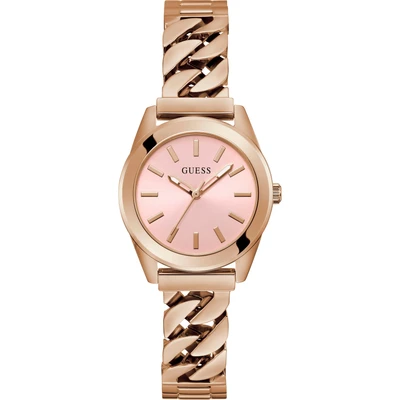 Abbildung von Guess Serena Uhr Rose goldcoloured, Damen, Größe: One Size, gold coloured