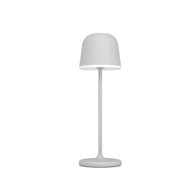 Abbildung von Eglo 900458 LED Tischleuchte MANNERA Alu, Stahl grau 2,2W H:34cm Ø11cm 3000K IP54 mit Touchdimmer