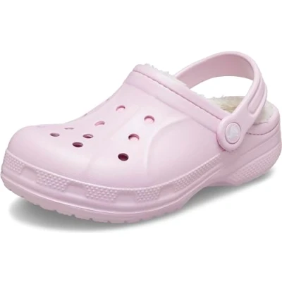 Abbildung von Crocs Ralen Lined Clog K, Ballerina Pink/Oatmeal, 10/11 UK Child