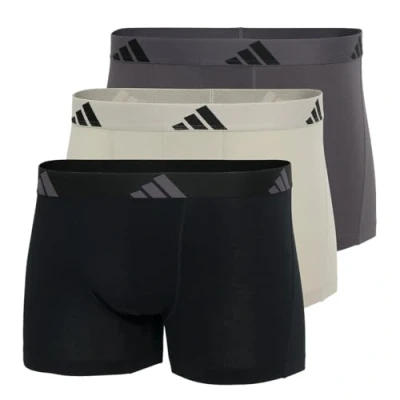 Abbildung von adidas Sportswear Trunk 3 PACK Panties, Herren, Größe: Large, Black/grey/beige