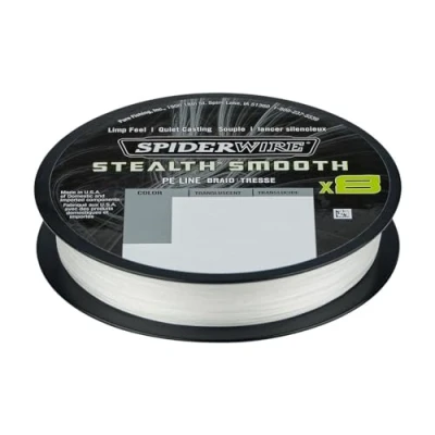 Abbildung von Spiderwire Stealth Smooth 8 &#039;Translucent&#039; 0.19mm 300m Geflochtene Schnur