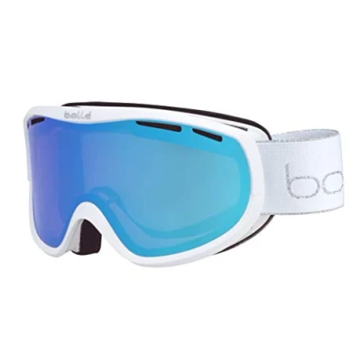 Abbildung von bollé SIERRA White &amp; Silver Shiny Vermillon Blue Kat 2, Skibrille, Medium, Women&#039;s