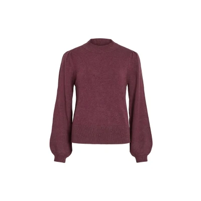 Abbildung von Vila Rundhalspullover »VIRIL TURTLE NK BALLOON L/S TOP NOOS«