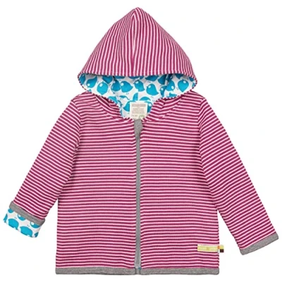 Abbildung von loud + proud Wendejacke MIT Kapuze Übergangsjacke für Kinder, Größe: 74/80, Orchid