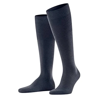 Abbildung von Falke Airport KH Kniestrümpfe, Herren, Größe: 45/46, Space blue