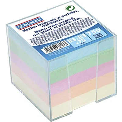 Abbildung von DONAU 7491001 99 Zettelkasten/Zettelbox/Zettelklotz, 83 x 75 mm, (Sortiert)