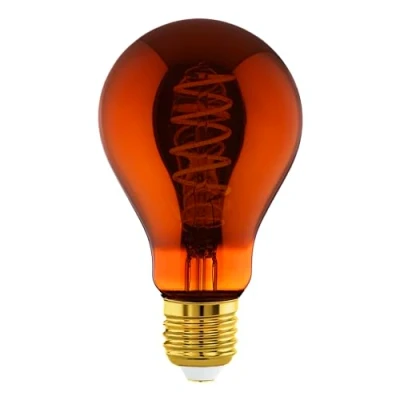 Abbildung von Eglo 110089 LED Filament Leuchtmittel E27 Decorative Spirale kupferfarben L:13cm Ø:7.5cm dimmbar 2000K