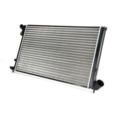 Abbildung von THERMOTEC D7P052TT Kühler, Motorkühlung Aluminium, Kunststoff für Fahrzeuge mit Klimaanlage 640 399 32 Schaltgetriebe Kühlrippen mechanisch gefügt