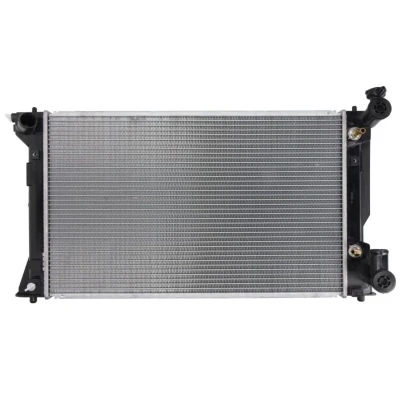 Abbildung von NRF 53395 Kühler, Motorkühlung Aluminium 625 378 26 Kühlrippen gelötet TOYOTA: Avensis II Station Wagon