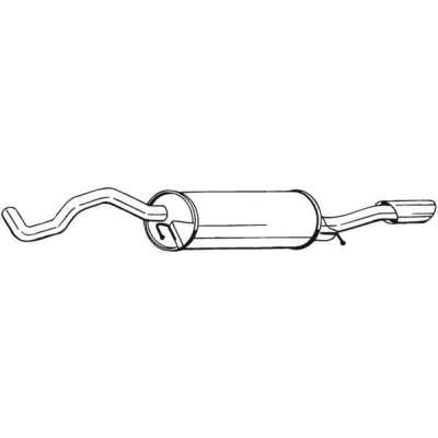 Abbildung von BOSAL 279 563 Endschalldämpfer AUDI: A4 B5 Saloon, Avant