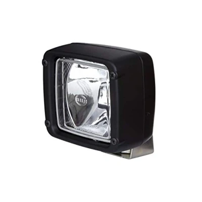 Abbildung von HELLA Halogen Arbeitsscheinwerfer Ultra Beam 12V / 24V Anbau/geschraubt schwenkbarer Montagebügel weitreichende Ausleuchtung Stecker: AMP 1GA 997 506 021