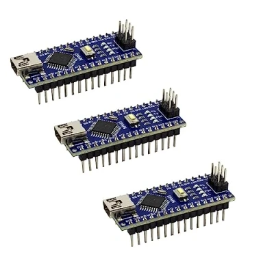 Abbildung von 3x Nano V3.0 ATmega328P AU 5V Board &amp; USB CH340G MEGA328 Kompatibel mit Arduino