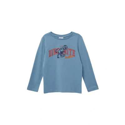 Abbildung von s.Oliver Junior Jungen 2171764 T Shirt Langarm, 5470, 116 122 Plus
