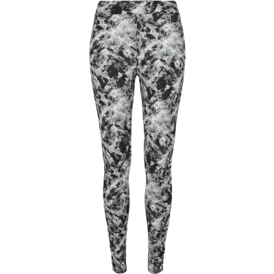 Abbildung von Urban Classics SOFT AOP Leggings Hosen, Damen, Größe: 4XL, Blackfading