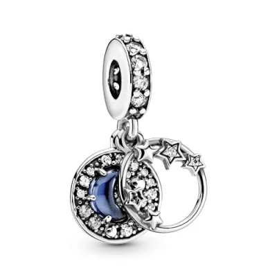 Abbildung von PANDORA Charm &quot;funkelnde Schneeflocke&quot; rosévergoldet, Zirkonia 789224C01