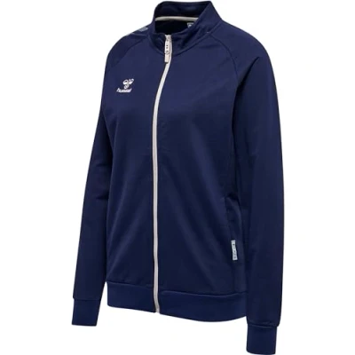 Abbildung von hummel Damen Hmlmove Grid Cot. Women&#039;s Zip jacket, MARINE, XL EU