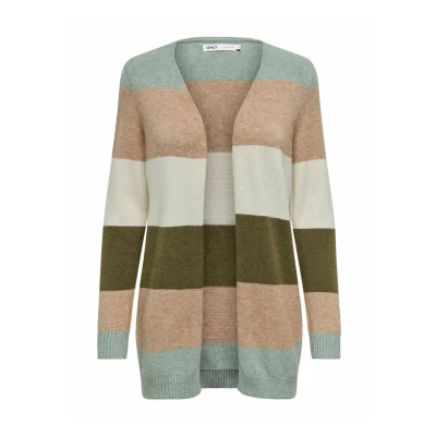 Abbildung von ONLY Onllesly OPEN Strickjacke, Damen, Größe: Medium, Hedge green