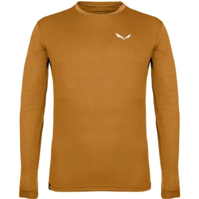 Abbildung von Salewa Puez Melange Dry Long Sleeve Tee Men, golden Brown Melange, XL
