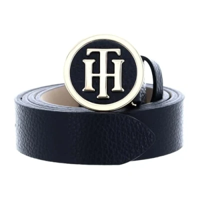 Abbildung von Tommy Hilfiger Round Buckle BELT Gürtel, Damen, Größe: 75, Black