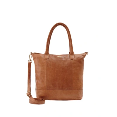 Abbildung von Gusti Umhängetasche Leder Mia Pflanzlich gegerb tHandtasche Shopper Ledertasche Braun