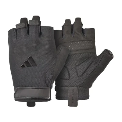 Abbildung von adidas Essential Trainingshandschuhe feuchtigkeitsabsorbierende Aeroready Technologie gepaart mit Einer äußerst komfortablen, strapazierfähigen Handinnenfläche aus Velourlederimitat